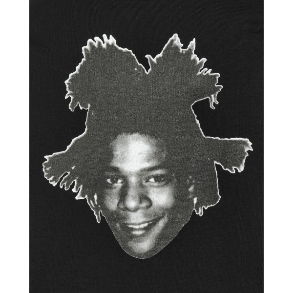 WACKO MARIA Jean-Michel Basquiat Felpa con cappuccio di peso elevato nero