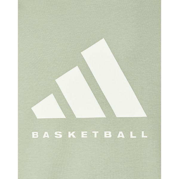 Felpa adidas Basketball Crewneck Verde