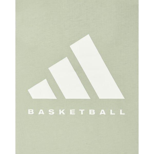 Top a maniche lunghe adidas Basketball Verde