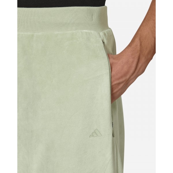 Pantaloni adidas Basketball Velour Verde