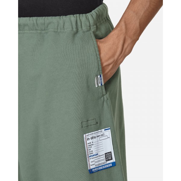 Pantaloncini con ricamo Verde