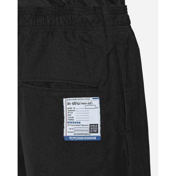 Pantaloni larghi senza cuciture laterali Nero